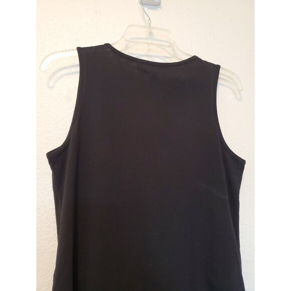 Love Moschino Black Fringe Cut Tank Top 90's Size 6 US NWT $170 - Picture 14 of 16